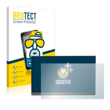 Parte frontale di una confezione del prodotto con il logo del marchio BROTECT. Accanto è raffigurato il dispositivo Arzopa 15.