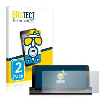 Parte frontale di una confezione del prodotto con il logo del marchio BROTECT. Accanto è raffigurato il dispositivo Volkswagen