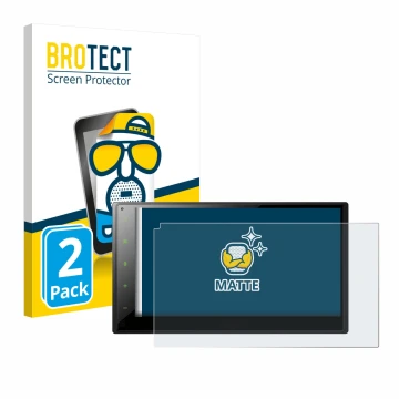 Parte frontale di una confezione del prodotto con il logo del marchio BROTECT. Accanto è raffigurato il dispositivo Pioneer SP