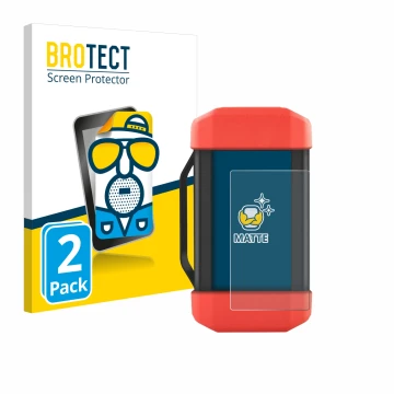 Parte frontale di una confezione del prodotto con il logo del marchio BROTECT. Accanto è raffigurato il dispositivo Launch SRD