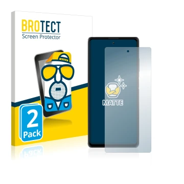 Parte frontale di una confezione del prodotto con il logo del marchio BROTECT. Accanto è raffigurato il dispositivo Blackview 