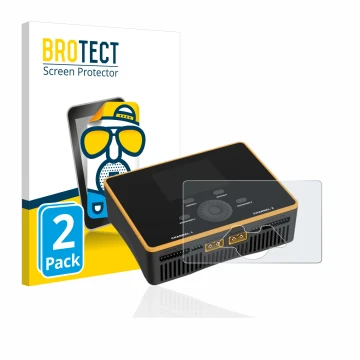 Parte frontale di una confezione del prodotto con il logo del marchio BROTECT. Accanto è raffigurato il dispositivo Junsi iCha