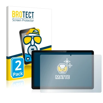 Parte frontale di una confezione del prodotto con il logo del marchio BROTECT. Accanto è raffigurato il dispositivo realme Pad