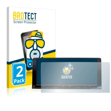 Parte frontale di una confezione del prodotto con il logo del marchio BROTECT. Accanto è raffigurato il dispositivo Volkswagen