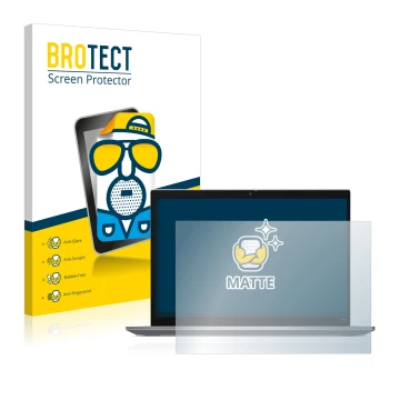 Parte frontale di una confezione del prodotto con il logo del marchio BROTECT. Accanto è raffigurato il dispositivo Lenovo Thi