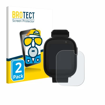 Parte frontale di una confezione del prodotto con il logo del marchio BROTECT. Accanto è raffigurato il dispositivo Xplora X6 