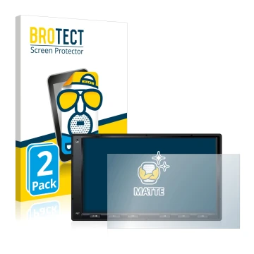 Parte frontale di una confezione del prodotto con il logo del marchio BROTECT. Accanto è raffigurato il dispositivo Atoto A6 P