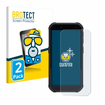 Parte frontale di una confezione del prodotto con il logo del marchio BROTECT. Accanto è raffigurato il dispositivo SkyCaddie 