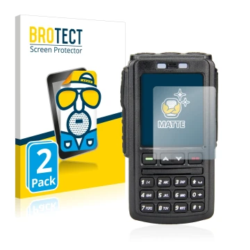 Parte frontale di una confezione del prodotto con il logo del marchio BROTECT. Accanto è raffigurato il dispositivo AnyTone BT