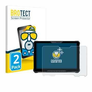 Parte frontale di una confezione del prodotto con il logo del marchio BROTECT. Accanto è raffigurato il dispositivo Dell Latit