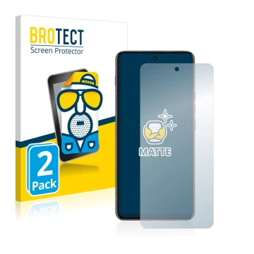 Parte frontale di una confezione del prodotto con il logo del marchio BROTECT. Accanto è raffigurato il dispositivo Motorola T