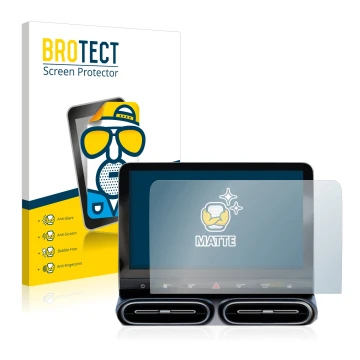 Parte frontale di una confezione del prodotto con il logo del marchio BROTECT. Accanto è raffigurato il dispositivo Smart #1 P