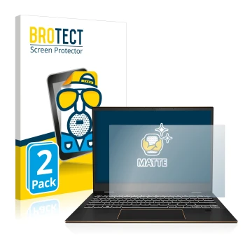 Parte frontale di una confezione del prodotto con il logo del marchio BROTECT. Accanto è raffigurato il dispositivo MSI Summit