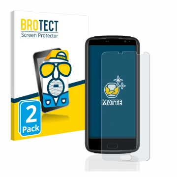 Parte frontale di una confezione del prodotto con il logo del marchio BROTECT. Accanto è raffigurato il dispositivo Beafon M7 