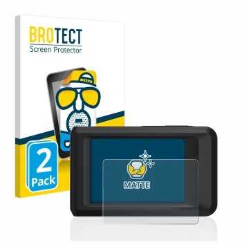 Parte frontale di una confezione del prodotto con il logo del marchio BROTECT. Accanto è raffigurato il dispositivo Hikmicro P