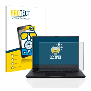 Parte frontale di una confezione del prodotto con il logo del marchio BROTECT. Accanto è raffigurato il dispositivo ASUS ProAr