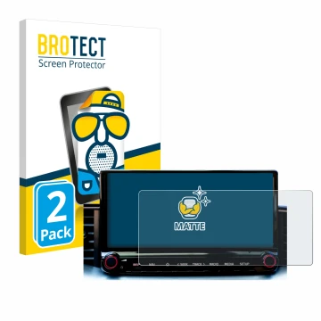 Parte frontale di una confezione del prodotto con il logo del marchio BROTECT. Accanto è raffigurato il dispositivo Kia Xceed 