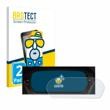 Parte frontale di una confezione del prodotto con il logo del marchio BROTECT. Accanto è raffigurato il dispositivo Audi A3 20