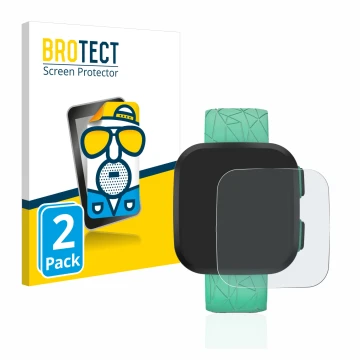 Parte frontale di una confezione del prodotto con il logo del marchio BROTECT. Accanto è raffigurato il dispositivo Garmin Bou