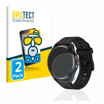 Parte frontale di una confezione del prodotto con il logo del marchio BROTECT. Accanto è raffigurato il dispositivo Mobvoi Tic