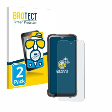 Parte frontale di una confezione del prodotto con il logo del marchio BROTECT. Accanto è raffigurato il dispositivo Cubot King