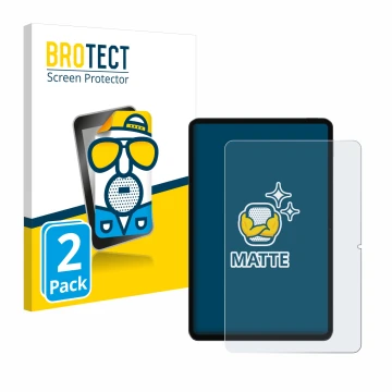 Parte frontale di una confezione del prodotto con il logo del marchio BROTECT. Accanto è raffigurato il dispositivo Xiaomi Pad