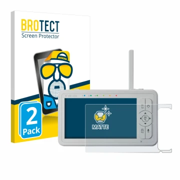 Parte frontale di una confezione del prodotto con il logo del marchio BROTECT. Accanto è raffigurato il dispositivo Babysense 