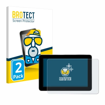 Parte frontale di una confezione del prodotto con il logo del marchio BROTECT. Accanto è raffigurato il dispositivo Trimble GF