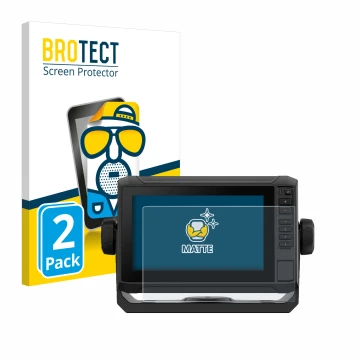 Parte frontale di una confezione del prodotto con il logo del marchio BROTECT. Accanto è raffigurato il dispositivo Garmin ECH