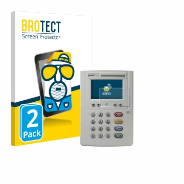Parte frontale di una confezione del prodotto con il logo del marchio BROTECT. Accanto è raffigurato il dispositivo ingenico e