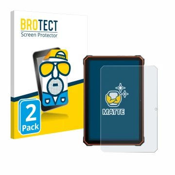 Parte frontale di una confezione del prodotto con il logo del marchio BROTECT. Accanto è raffigurato il dispositivo Blackview 