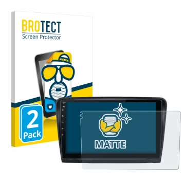 Parte frontale di una confezione del prodotto con il logo del marchio BROTECT. Accanto è raffigurato il dispositivo Junsun V1 