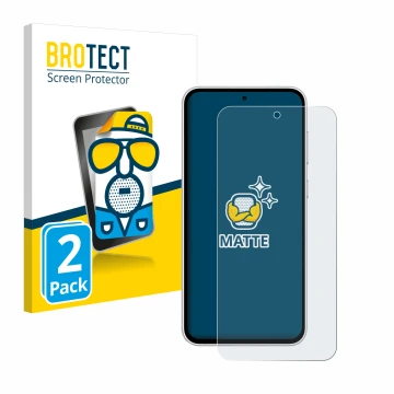 Parte frontale di una confezione del prodotto con il logo del marchio BROTECT. Accanto è raffigurato il dispositivo Samsung Ga
