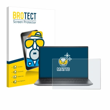 Parte frontale di una confezione del prodotto con il logo del marchio BROTECT. Accanto è raffigurato il dispositivo Dell Preci