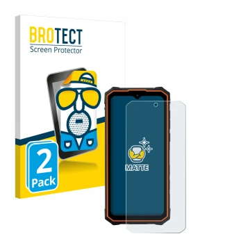 Parte frontale di una confezione del prodotto con il logo del marchio BROTECT. Accanto è raffigurato il dispositivo Hotwav Cyb
