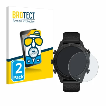 Parte frontale di una confezione del prodotto con il logo del marchio BROTECT. Accanto è raffigurato il dispositivo Garmin Mar