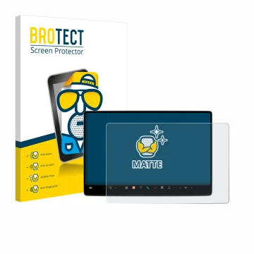 Parte frontale di una confezione del prodotto con il logo del marchio BROTECT. Accanto è raffigurato il dispositivo Tesla Mode