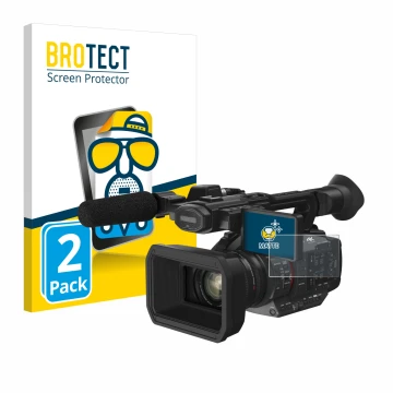 Parte frontale di una confezione del prodotto con il logo del marchio BROTECT. Accanto è raffigurato il dispositivo Panasonic 