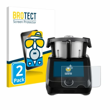 Parte frontale di una confezione del prodotto con il logo del marchio BROTECT. Accanto è raffigurato il dispositivo SilverCres