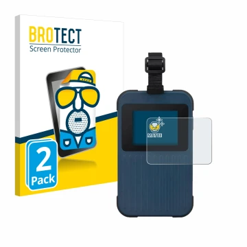 Parte frontale di una confezione del prodotto con il logo del marchio BROTECT. Accanto è raffigurato il dispositivo Acer Endur