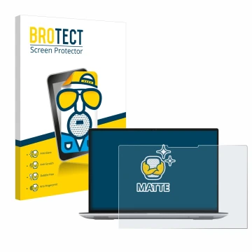 Parte frontale di una confezione del prodotto con il logo del marchio BROTECT. Accanto è raffigurato il dispositivo Dell Preci