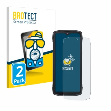 Parte frontale di una confezione del prodotto con il logo del marchio BROTECT. Accanto è raffigurato il dispositivo Cubot King