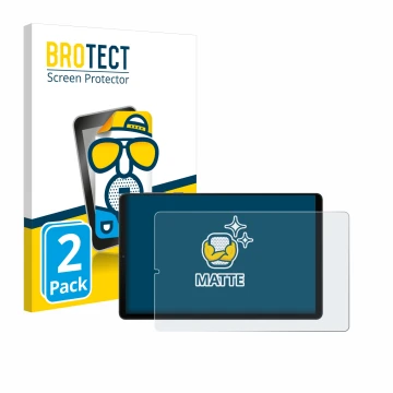 Parte frontale di una confezione del prodotto con il logo del marchio BROTECT. Accanto è raffigurato il dispositivo Lenovo Leg