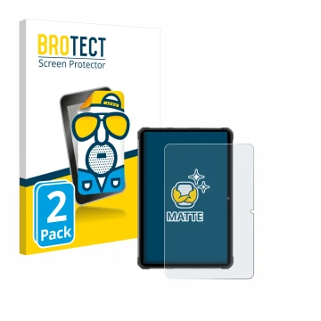 Parte frontale di una confezione del prodotto con il logo del marchio BROTECT. Accanto è raffigurato il dispositivo Hotwav R7 