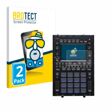 Parte frontale di una confezione del prodotto con il logo del marchio BROTECT. Accanto è raffigurato il dispositivo KORG KAOSS