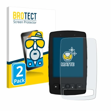 Parte frontale di una confezione del prodotto con il logo del marchio BROTECT. Accanto è raffigurato il dispositivo TwoNav Ave