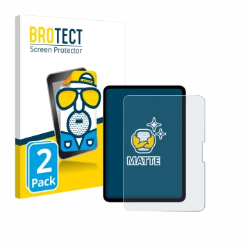 Parte frontale di una confezione del prodotto con il logo del marchio BROTECT. Accanto è raffigurato il dispositivo Apple iPad