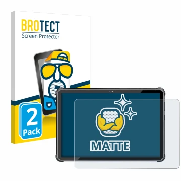 Parte frontale di una confezione del prodotto con il logo del marchio BROTECT. Accanto è raffigurato il dispositivo Oukitel RT