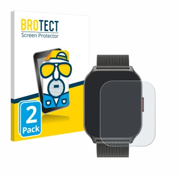 Parte frontale di una confezione del prodotto con il logo del marchio BROTECT. Accanto è raffigurato il dispositivo Zoskvee P9