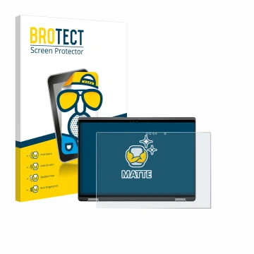 Parte frontale di una confezione del prodotto con il logo del marchio BROTECT. Accanto è raffigurato il dispositivo Dell Latit